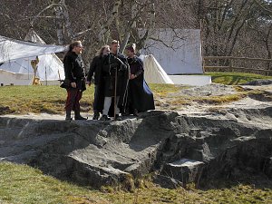 Wikinger auf der Burg Regenstein