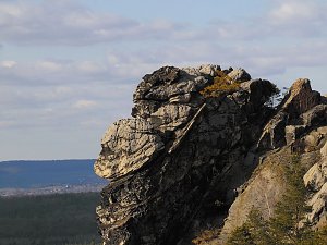 Der Blick nach oben und nach unten