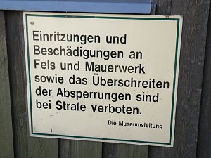 Der Blick nach oben und nach unten
