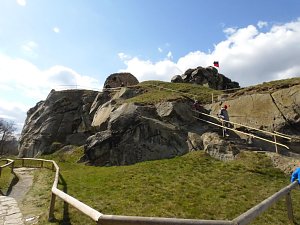 Der Blick nach oben und nach unten
