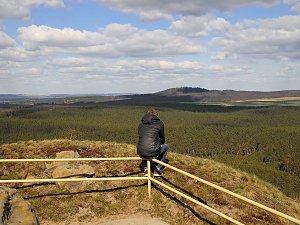 Der Blick nach oben und nach unten