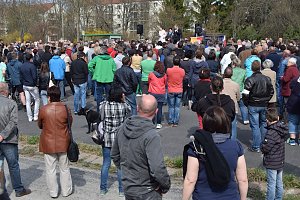 Protest gegen Erstunterkunft