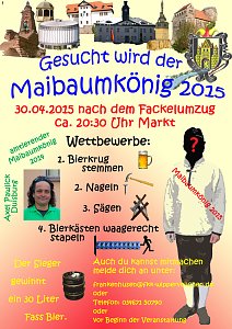 Maibaum-Party in der Kurstadt