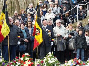 Gedenken an die Befreiung des KZ Mittelbau-Dora vor 70 Jahren.
