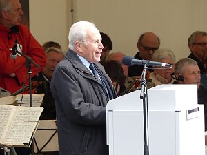 Gedenken an die Befreiung des KZ Mittelbau-Dora vor 70 Jahren.