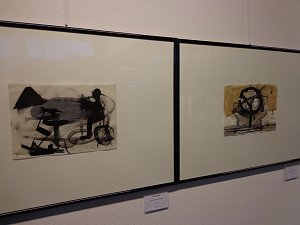 Klangst&auml;tten - Tanja Pohls Werke sind derzeit in der Galerie der Kreissparkasse zu sehen