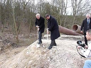 Spatenstich Br&uuml;cke