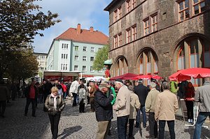 1. Mai Kundgebung auf dem Nordh&auml;user Rathausplatz