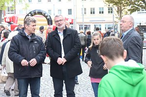1. Mai Kundgebung auf dem Nordh&auml;user Rathausplatz
