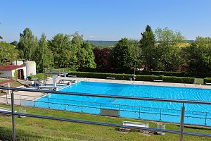 Anbaden im Bergbad Sondershausen