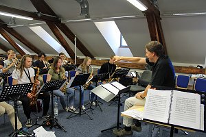 Beim Proben zugeschaut
