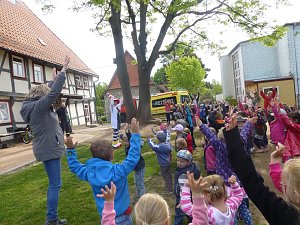 Verkehrssicherheitstag an der Kindertagesst&auml;tte Sonnenhof in Ellrich