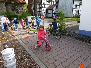 Verkehrssicherheitstag an der Kindertagesst&auml;tte Sonnenhof in Ellrich