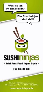 Ab heute frischer Sushi