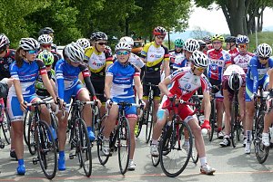 Nordh&auml;user Radsportler beim 1. Eichsfelder Radsporttag in Esplingerode