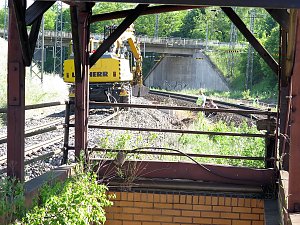 Gleisbau in Wolkramshausen