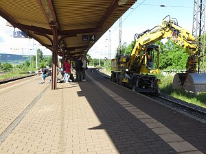 Gleisbau in Wolkramshausen