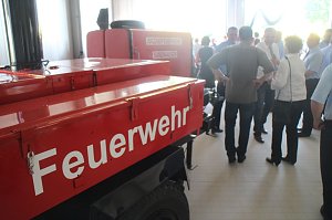 Die Kameraden der Sundh&auml;user Feuerwehr k&ouml;nnen sich nach langem warten endlich &uuml;ber ihr neues Ger&auml;tehaus freuen