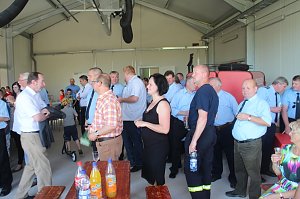 Die Kameraden der Sundh&auml;user Feuerwehr k&ouml;nnen sich nach langem warten endlich &uuml;ber ihr neues Ger&auml;tehaus freuen