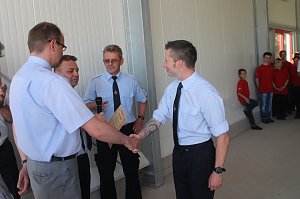 Die Kameraden der Sundh&auml;user Feuerwehr k&ouml;nnen sich nach langem warten endlich &uuml;ber ihr neues Ger&auml;tehaus freuen