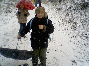 Wandertag im Schnee