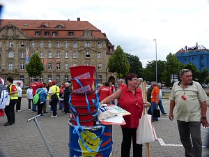 Unterst&uuml;tzung f&uuml;r Gewerkschaftsforderungen in Leipzig
