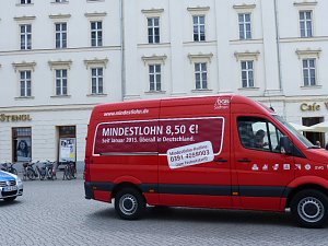 Unterst&uuml;tzung f&uuml;r Gewerkschaftsforderungen in Leipzig