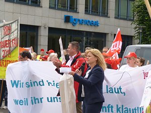 Unterst&uuml;tzung f&uuml;r Gewerkschaftsforderungen in Leipzig