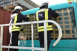 Ausbildung bei der Bleicher&ouml;der Feuerwehr