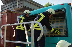Ausbildung bei der Bleicher&ouml;der Feuerwehr