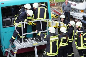 Ausbildung bei der Bleicher&ouml;der Feuerwehr