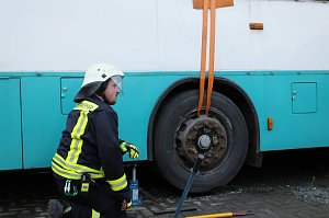 Ausbildung bei der Bleicher&ouml;der Feuerwehr