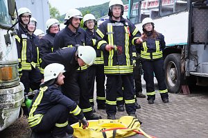Ausbildung bei der Bleicher&ouml;der Feuerwehr