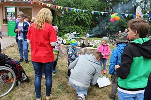Spiralbeet zum Aktionstag bepflanzt