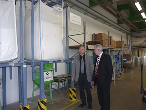 Minister Reinholz bei Elso