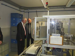 Minister Reinholz bei Elso