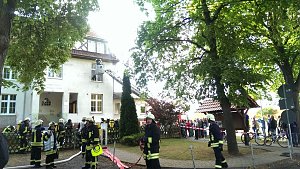 Feuerwehr&uuml;bung in Uthleben