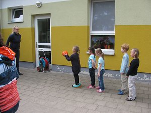 Verkehrssicherheitstag der Kita RegenbogenArtern