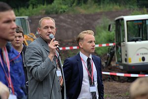 Peter Blei auf dem 5. Berufsaktionstag im Nordh&auml;user Autodrom
