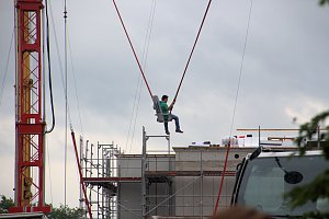 Peter Blei auf dem 5. Berufsaktionstag im Nordh&auml;user Autodrom