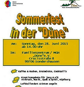 10. Sommerfest bei der "D&uuml;ne"