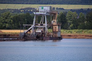 Industrie an den Bielener Kiesgew&auml;ssern