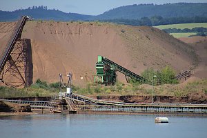 Industrie an den Bielener Kiesgew&auml;ssern