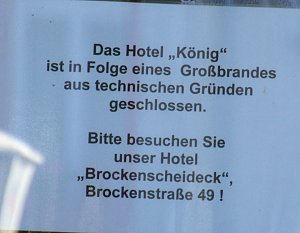 Peter Blei im St&auml;dtchen Schierke