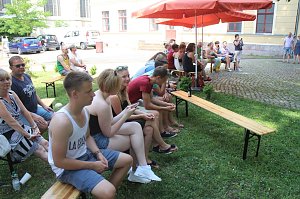 Die Nordh&auml;user Musikschule spielte heute f&uuml;r die Jugendkunstschule auf