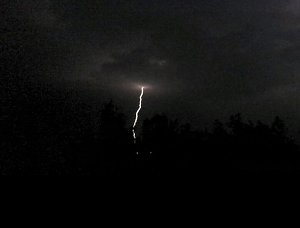 Unwetter &uuml;ber Nordhausen