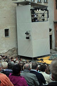 Es ging auch ohne den Beleuchterturm