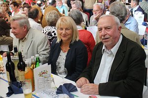 Zum Bergmannsfestes wurde in Sollstedt auch die neue Festhalle er&ouml;ffnet