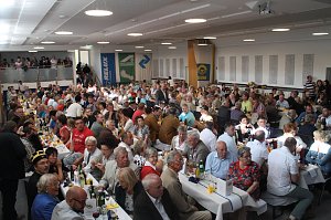 Zum Bergmannsfestes wurde in Sollstedt auch die neue Festhalle er&ouml;ffnet