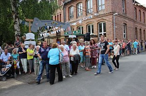 Wasserschlacht in Niederspier
